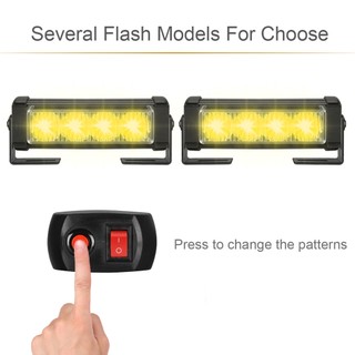 Đèn led Nhấp Nháy Cảnh Báo Khẩn Cấp 12v Gắn Phía Trước Xe Hơi / Xe Tải