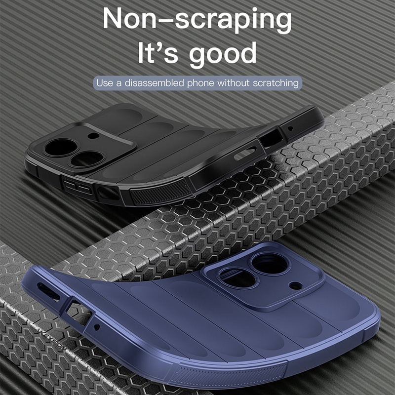 Dành Cho Xiaomi Redmi 13C 13R 13 14C 14R 15C 15A 15 5G Da Thân Thiện Sang Trọng TPU Chống Sốc Ốp lưng Ốp Lưng