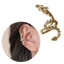 BTF 1 Năm Rồng Birthstone Ear Cuff Tinh Tế Kẹp Tai Trang Sức Hợp Thời Trang Quấn Đinh Kẹp Tai Độc Đáo Trang Sức