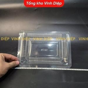 .Combo 100 hộp nhựa dùng 1 lần 0.7KG , hộp nhựa trong, hộp đựng bánh, hoa quả, đồ ăn