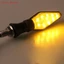 12LED Amber + Đèn báo rẽ xe máy màu xanh lam Blinker Universal mới
