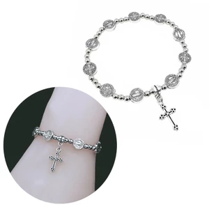 XGB Thời Trang Đeo Chéo Vòng Tay Đàn Hồi Quyến Rũ Vòng Tay Trang Sức Cổ Tay Chất Liệu Hợp Kim Tôn Giáo Trang Sức Cho Sự Kiện Tôn Giáo