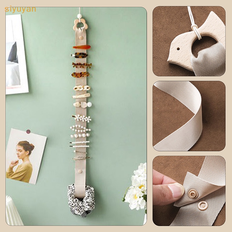 Siyuyan Giá Đỡ Kẹp Tóc / Kẹp Tóc Hình Động Vật Dễ Thương Treo Tường Trang Trí Dành Cho Bé Gái vn