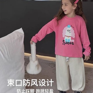 Q115-[tomnaukid] Quần ống chun 4 MÀU chất cotton 2 lớp có giãn 4 chiều bé gái cực dễ thương (dây trơn k có chéo) - Si