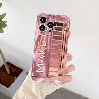 Ốp Lưng Trang Điểm Sáng Tạo Họa Tiết Họa Tiết Mềm Trong Suốt Cho IPhone 17 16e 16 15 14 13 12 11 Pro ProMax XS XR XSmax Mini 7 8 + 14 15 Plus SE 2020 Vỏ Mềm Silicon DCT