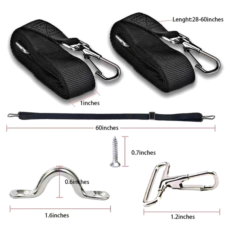 Mon Weatherproof Có Thể Điều Chỉnh Bimini Top Pad Dây Đeo Mắt Có Vòng Móc Chụp Cho Tán