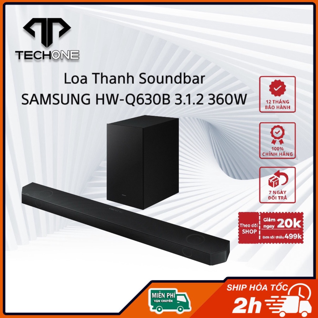 Loa Thanh Samsung Q-series Q630B Công Suất 360w 3.1.2 hàng chính ...