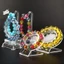 Giá trưng bày vòng tay TOPTOOLCX, Giá đỡ sắp xếp vòng tay sáng tạo tiện lợi, Giá đỡ lưu trữ Acrylic