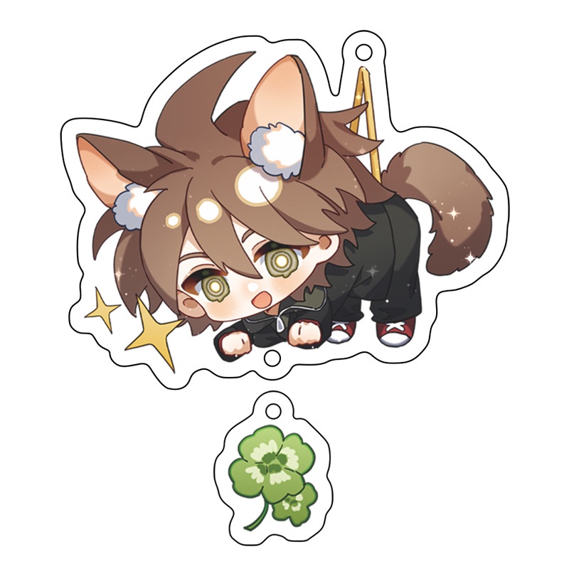 [Snail Meow] Móc Khóa Doujin Danganronpa Togami Byakuya Komaeda Nagito Nanami Chiaki Mukahiso Ngoại Vi