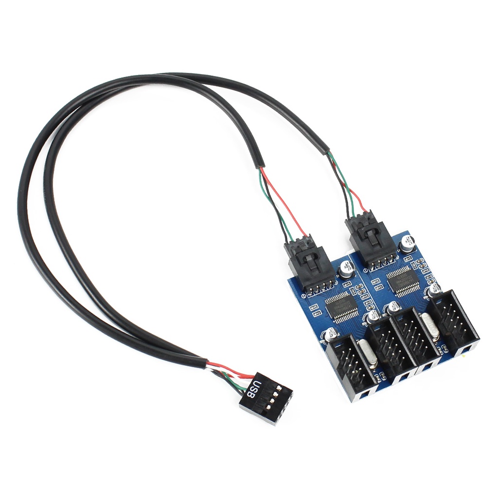 Jmt Dây Cáp Nối Dài 9pin usb 2.0 9pin 1 Sang 2 / 4