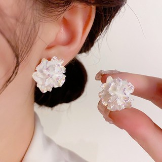 Bông Tai Hình Cánh Hoa Nhiều Màu Sắc Phong Cách Cổ Điển Thời Trang Sang Trọng