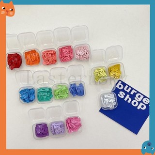 2cm Mini Thú Cưng BB Kẹp Nhiều Màu Sắc Nhỏ Vuông Kẹp Tóc Candi Màu Trái Cây Teddy Yorkshire Chó Mèo Trang Sức Chó Con Thẻ Tóc