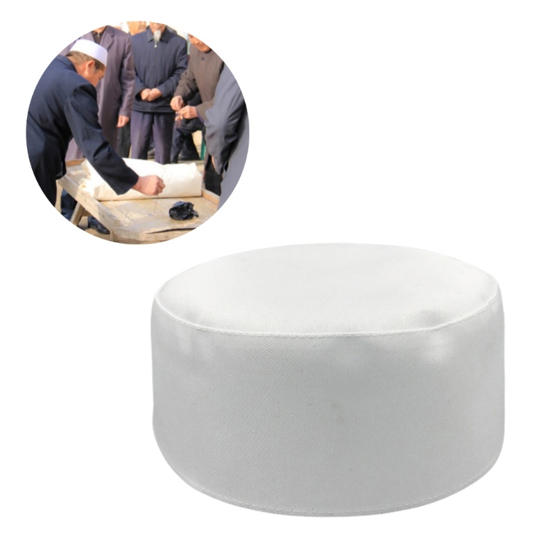 Dasbsug Cotton Thoáng Khí Co Giãn Đầu Lâu Mũ Kufi Cho Nam Mũ Bảo Hiểm Lót Hồi Giáo Ramadans Quà Tặng Eid Hồi Giáo Pr