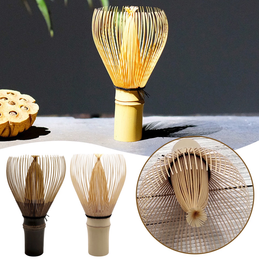 Tre Tím / Trắng Matcha Whisk Chuẩn Bị Trà Matcha Nhật Bản Quà Tặng Sinh Nhật