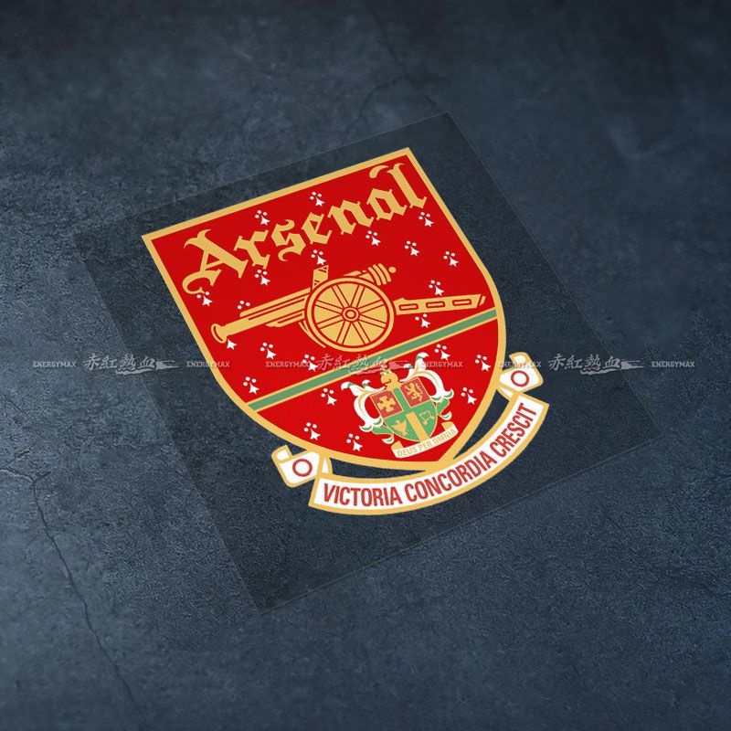 Premier League A.F.C Nhãn Dán Xe Hơi Arsenal Pháo Thủ Retro Đội Bóng Đá Câu Lạc Bộ Chống Thấm Nước Trầy Xước Decal Bình Nhiên Liệu Cửa Sổ Tạo Kiểu Trang Trí