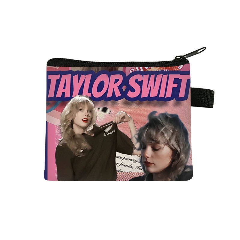 YT2 Ví đựng tiền xu Taylor Swift Túi thay đổi Túi xách nữ thời trang túi đựng thẻ polyester TY2