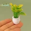 NRL 1 Nhà Búp Bê Mô Hình Cây Xanh Chậu Phong Cảnh Ngoài Trời Giường Hoa
