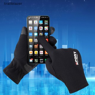 Găng Tay Chạy Bộ Đạp Xe Mùa Đông Chống Nước Có Thể Chạm Màn Hình Cảm Ứng Giữ Ấm Cho Nam Nữ Mới