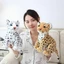 FUHUIOT Mô phỏng Snow Leopard Đồ chơi sang trọng, Mô phỏng Cheetah Lion Baby Leopard Đồ chơi nhồi bông, Đồ chơi mô phỏng da báo tuyết dễ thương sang trọng Cheetah Đồ chơi sang trọng Búp bê trẻ em