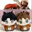 PS1 Tấn Công Titan Eren Jaeger Levi Ackerman Sang Trọng Búp Bê Quà Tặng Cho Bé Gái Túi Mặt Dây Chuyền Móc Khóa Đồ Chơi Nhồi Bông Cho Trẻ Em SP