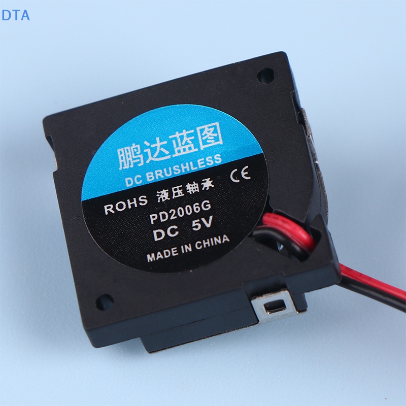 DTA 1Pc 2006 Quạt 20x20x6mm 5V/12V cho Laptop/Máy tạo độ ẩm