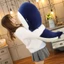 Đồ Chơi Sang Trọng YOLOGO, Gối Ném Mềm 25cm / 45cm Cá Mập Xanh, Búp Bê Cá Mập Trắng Lớn Dễ Thương Nhồi Bông Động Vật Biển Mô Phỏng Búp Bê Quà Tặng Sinh Nhật
