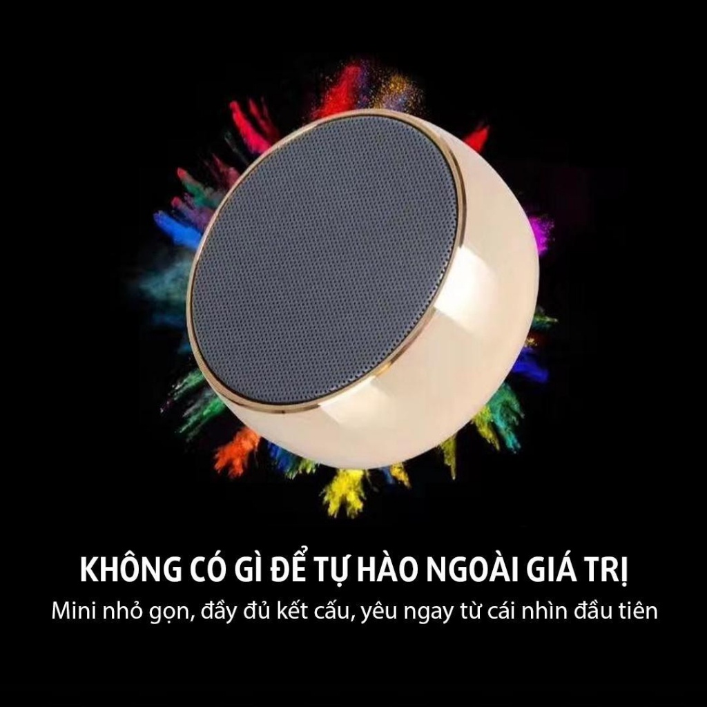 Loa bluetooth mini BS01 bọc thép âm bass cực hay cắm thẻ nhớ cổng 3.5 thẻ nhớ có mic đàm thoại