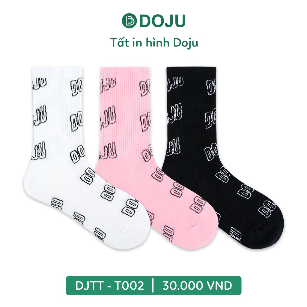 Tất Thể Thao Unisex Dokma DOJU Cao Cổ DJTT T001 T002 T003 T004 T005 T006