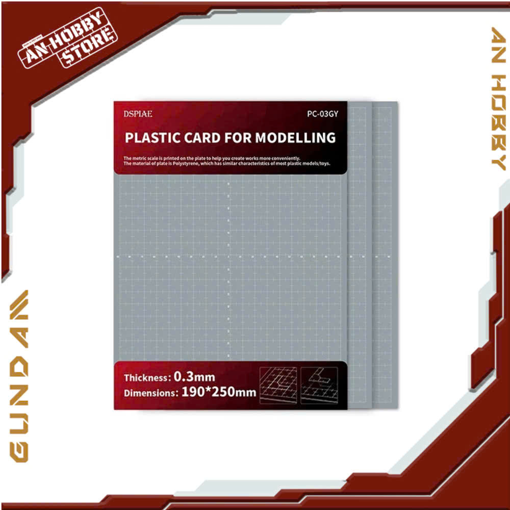 [HÀNG SẴN] DSPIAE PHỤ KIỆN MOD MÔ HÌNH TẤM PLA PLATE PLASTIC CARD FOR ...
