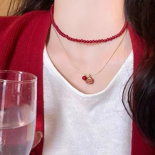Phụ kiện vòng cổ lựu sang trọng hoàn hảo cho các bữa tiệc và những dịp đặc biệt