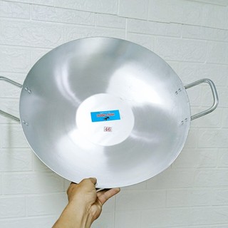 Chảo nhôm 2 quai sâu lòng siêu lớn  dày  nhiều size 38,40,42,44,46,48,50cm - Trường An VN