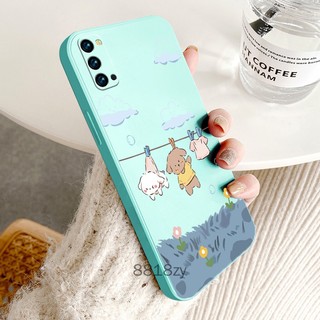 ốp lưng oppo reno 4 reno 5 reno 4 pro reno 5k Ốp Điện Thoại tpu silicone Mềm Chống Rơi Vỡ In Hình Dễ Thương Kèm Dây Đeo Cho oppo reno 4 reno 5 reno 4 pro reno 5k