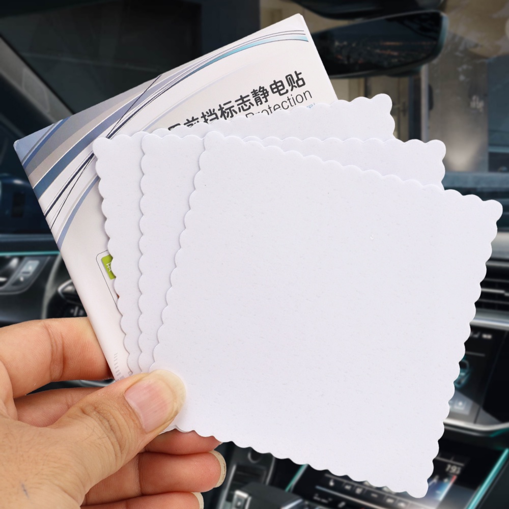 Bộ 3 Miếng Dán Tĩnh Điện Dễ Tháo Gỡ Chống Tĩnh Điện Cho Kính Chắn Gió Xe Hơi