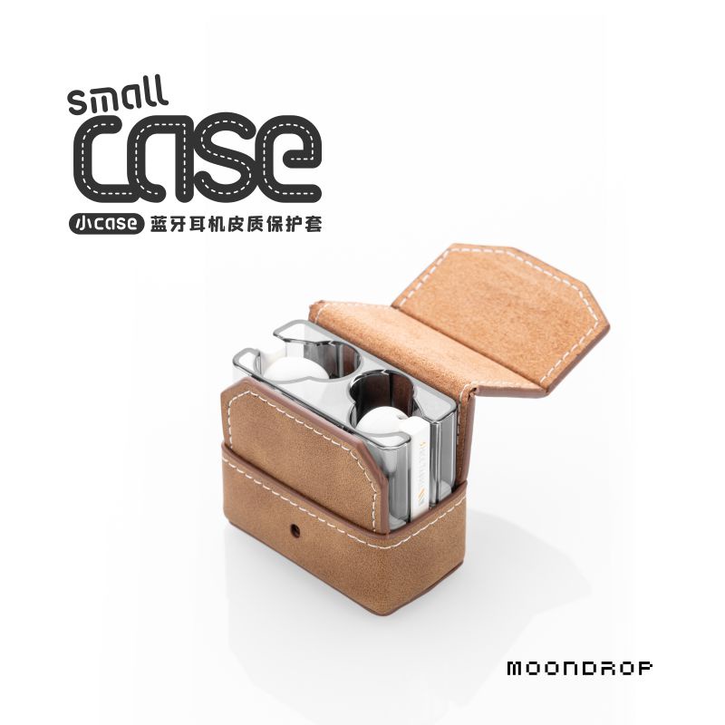Moondrop SmallCASE 2 Hộp Da Đặc BiệtTWS SpaceTravel Da Đặc Biệt Bảo Vệ Du Lịch Không Gian 2 Hộp