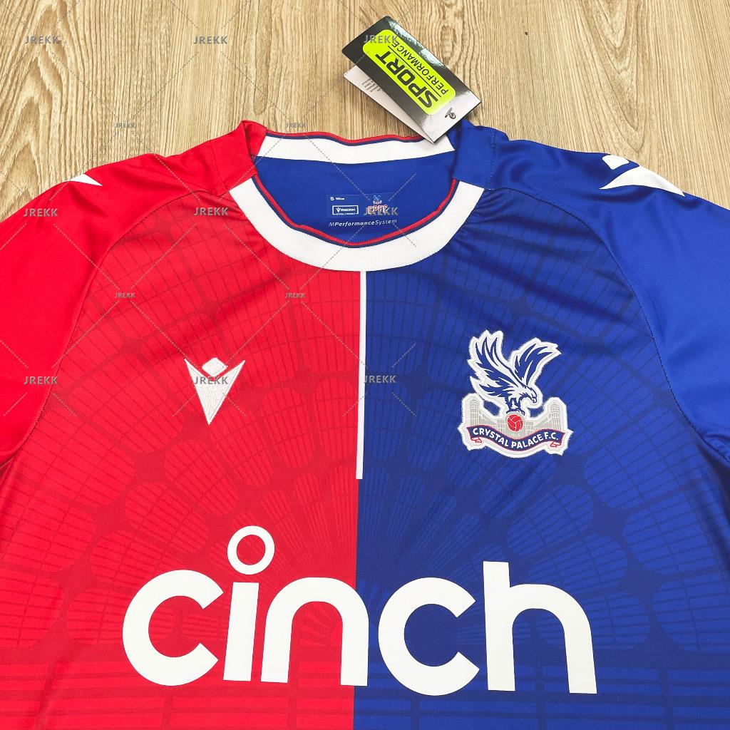 Áo đấu dành cho người lớn Crystal Palace 2023 / 2024 Vải Polyester AAA Fan Grade