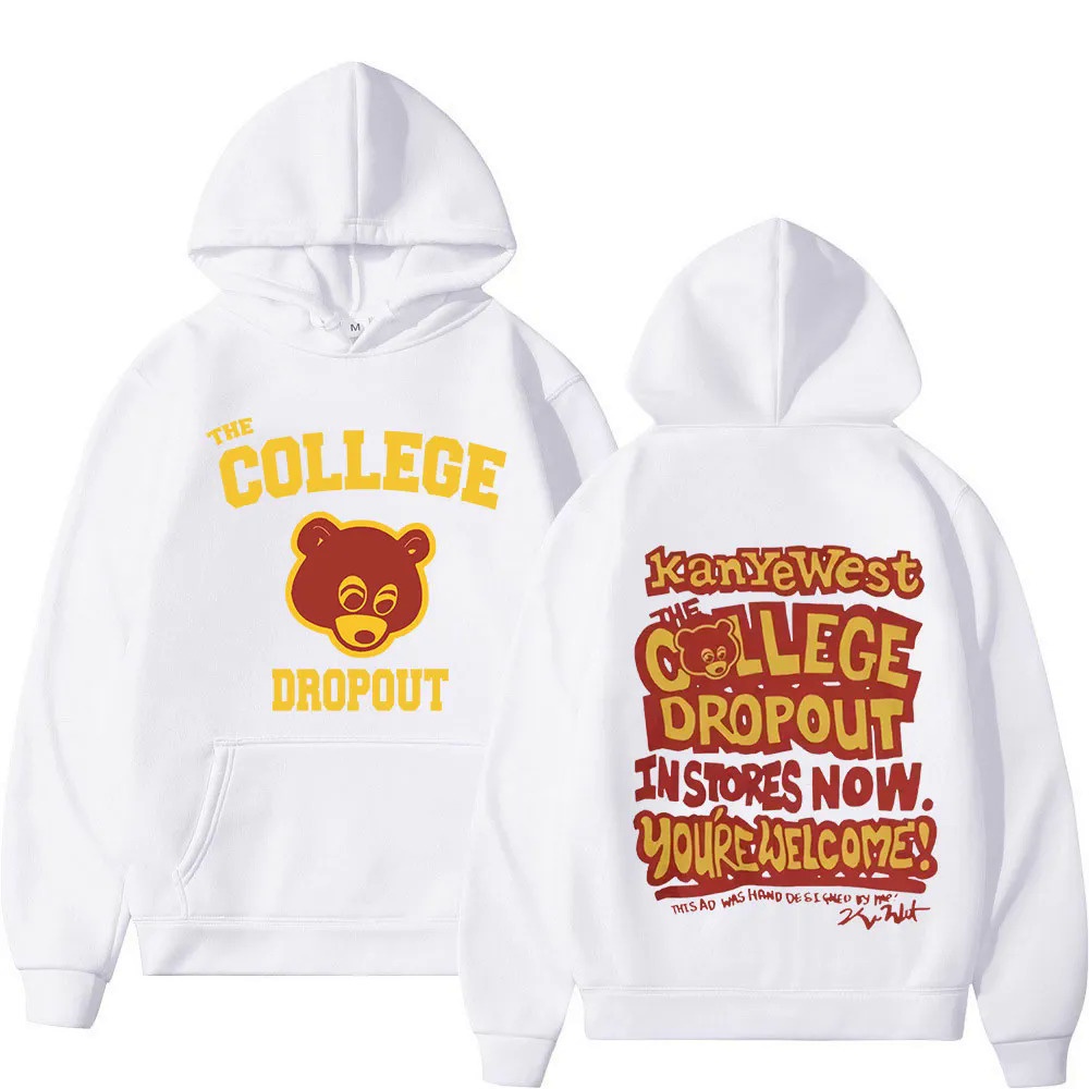 Kanye west Áo hoodie Sweatshirt Có Mũ Trùm Đầu In Hình album Nhạc Hai Mặt Phong Cách hip hop Đường Phố Giản Dị Dành Cho Nam Và Nữ
