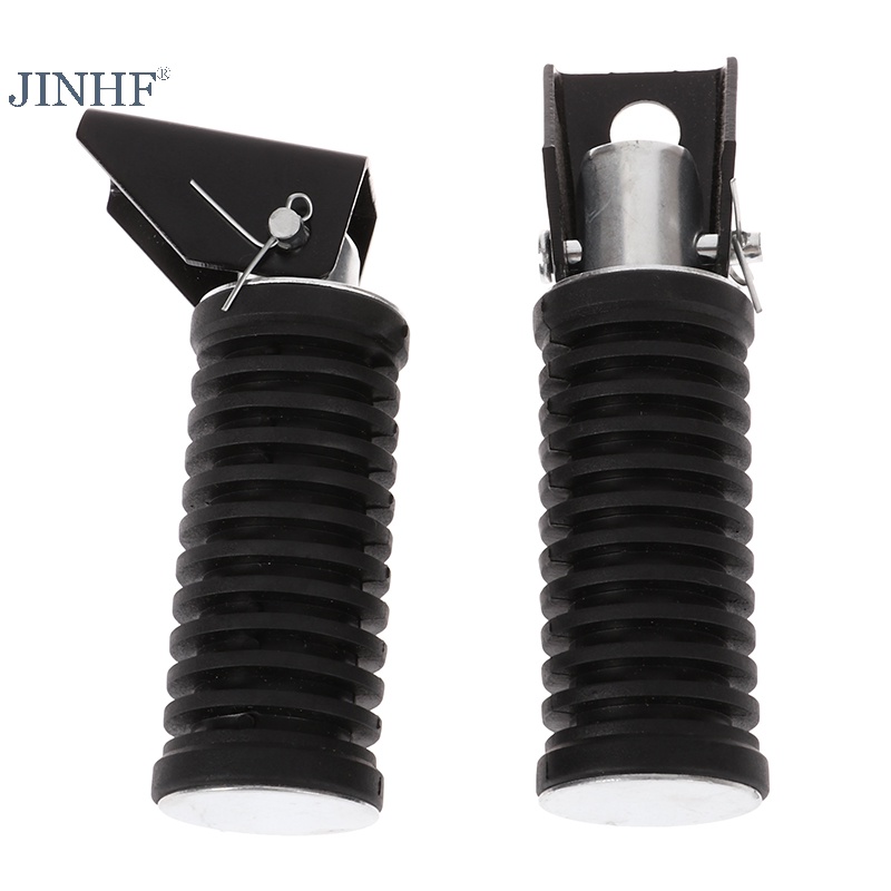 JINHF 2 Chiếc Xe Máy Phía Sau Chân Xe Máy Chốt Chân Tương Thích Với GS125 GN125 Motocross Phụ Kiện Xe Máy Bàn Đạp HOT