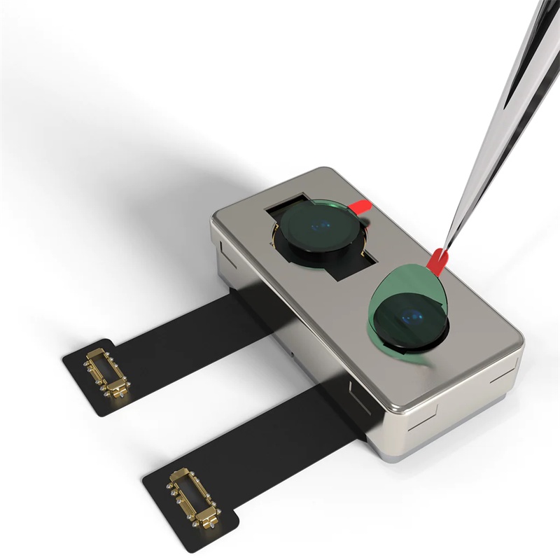 1000 Cái / bộ 2UUL DA30 Cho iPhone 6-14pm Miếng Dán Bảo Vệ Camera Chất Lượng Cao 7mm 12mm Face ID Dot Matrix Miếng Dán Chống Bụi