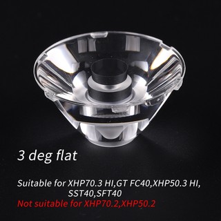 Ống kính TIR cho XHP70.2 XHP70.3 HI, GT FC40, đường kính 35mm, cao 17,8mm