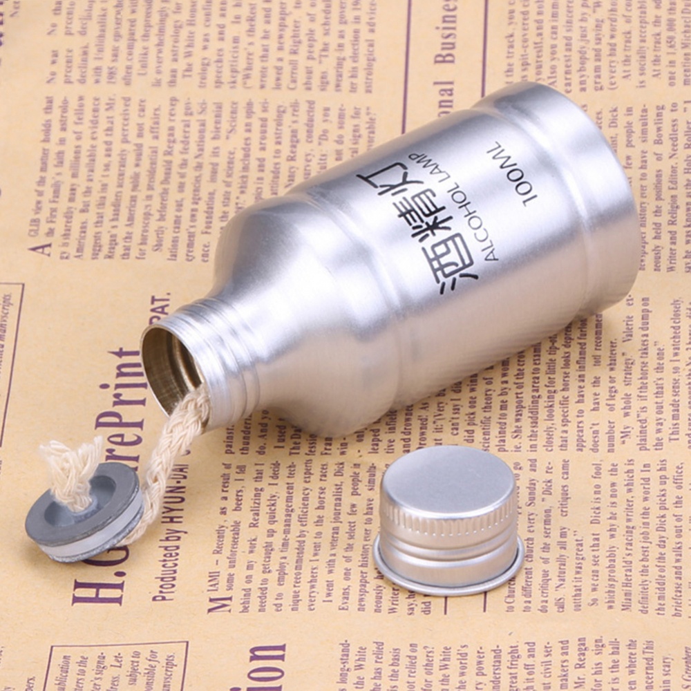 Đèn cồn 100ml Đèn đốt hợp kim nhôm cho Pinic di động ngoài trời