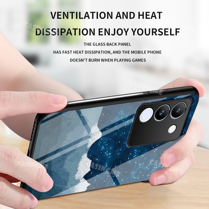Ốp Điện Thoại Kính Cường Lực Cứng Chống Sốc Cho vivo v29e 2023 vivo v29e v 29 29v v29e vivov29e v 29e v29 e 5g 2023