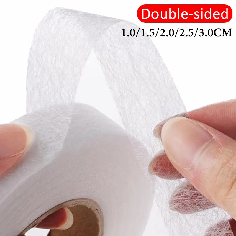 Cuộn Băng Keo Hai Mặt 1.0 / 1.5 / 2.0 / 2.5 / 3.0cm Bằng Sắt / 60m Tự May Vá diy