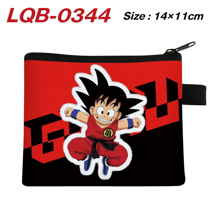 YT2 Dragon Ball Trẻ Em Zero Ví Hoạt Hình Túi Đựng Thẻ Di Động Móc Khóa Túi Bảo Quản Thẻ Tiền Xu Túi Xách Dễ Thương