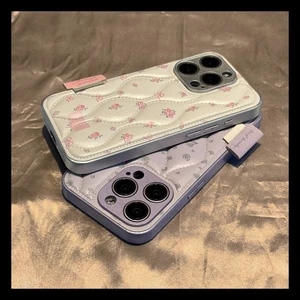 Ốp Lưng Iphone Dày Cao Cấp Túi Khí Chống Sốc Iphone 14 Pro Max INS Da Mùa Đông Mềm Iphone 11 Hàn Quốc Hoa Tím Bảo Vệ Camera Cho IPhone 17 16 15 14 13 Pro Max