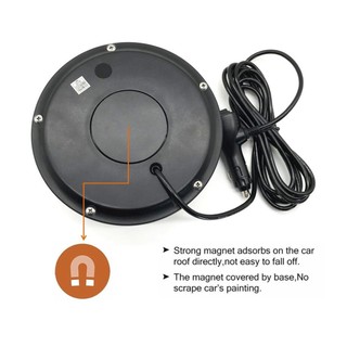 Bộ 10 Đèn led Cảnh Báo Khẩn Cấp 12v Ánh Sáng Xanh Đỏ Chống Thấm Nước Có Từ Tính Gắn Xe Hơi