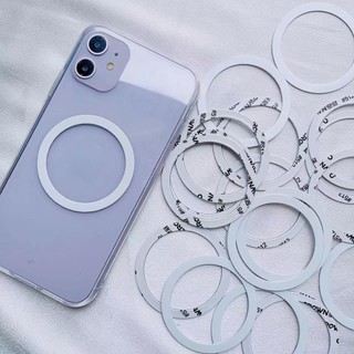 Vòng Kim Loại Hít Nam Châm Giữ Điện Thoại Sạc Không Dây magsafe Cho iphone 12 13 14 15