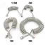 YOLOGO 1 Cái Ống Kết Nối Máy Phun, Phụ Kiện Phòng Tắm Bồn Cầu Bidet Vòi Tắm Lò Xo, Chống Quấn Linh Hoạt 1.5M / 2M / / 5M Hệ Thống Nước