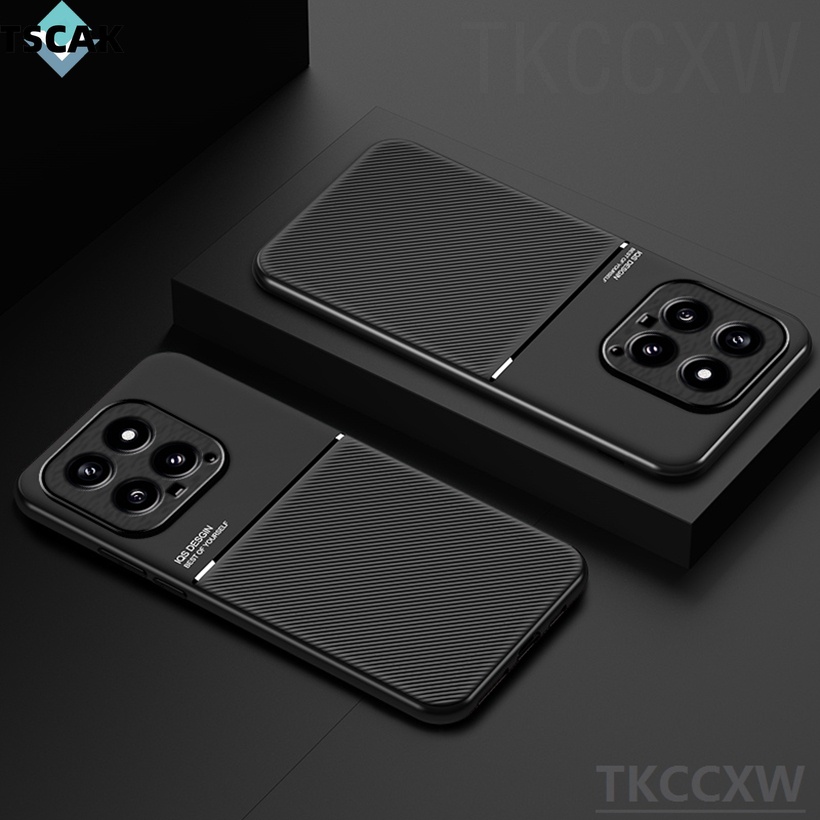 Đơn Giản Ốp Điện Thoại Silicon Từ Tính Siêu Mỏng Chống Rơi Cho xiaomi 14 13t 13 pro 13 lite poco c65 c55