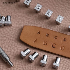 Bộ 36 Con Dấu Khắc Chữ Cái Và Số Bằng Thép Dùng Để Làm Đồ Da
