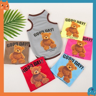 Mùa Hè Dễ Thương Cho Chó Quần Áo Thú Cưng Áo Chó Con In Hình Cotton Áo Chó Con Mèo Quần Áo